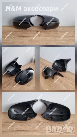 Капаци Огледала BMW M Performance E60 E90 F10 F15 F20 F30 F25 E84 E87 E70 i3 Черен Гланц, снимка 3 - Аксесоари и консумативи - 55688128