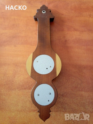 Метеорологична Станция от Махагон ТЕРМОМЕТЪР,БАРОМЕТЪР и ХИДРОМЕТЪР Внос от Нидерландия, снимка 9 - Други - 54088969