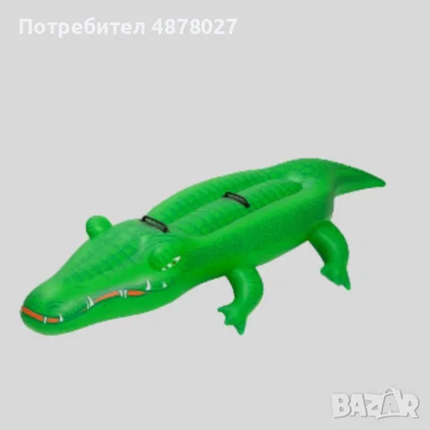 Надуваем дюшек във формата на крокодил, снимка 2 - Надуваеми играчки - 55467561