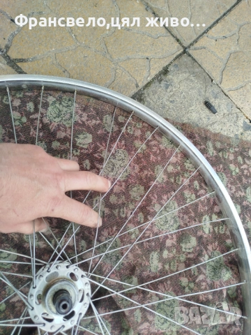 28 цола капла за велосипед колело  Shimano иска наплитане и центриране , снимка 4 - Части за велосипеди - 49379364