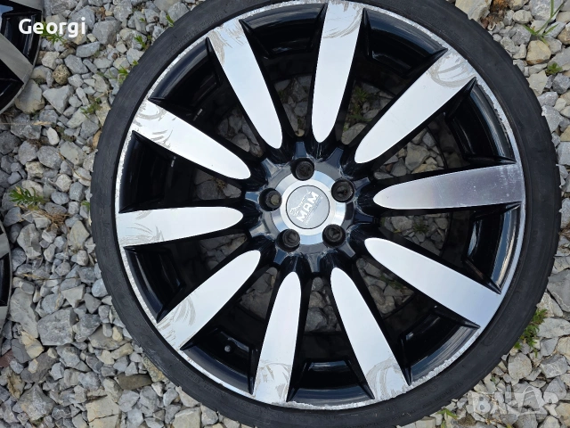 Продавам ОРИГИНАЛНИ Джанти MAM 18' цола 5x100 57,1 VW Golf ,Bora,Leon toledo AUDI a3 ,8J ET35, снимка 6 - Гуми и джанти - 55187004