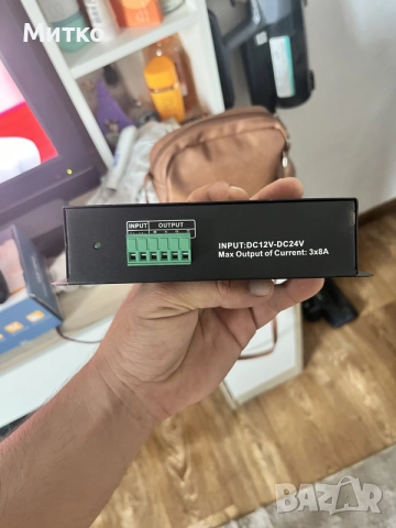 DMX Драйвер (Контролер) за LED Ленти - 12V-24V, 3x8A, снимка 2 - Друга електроника - 55544866