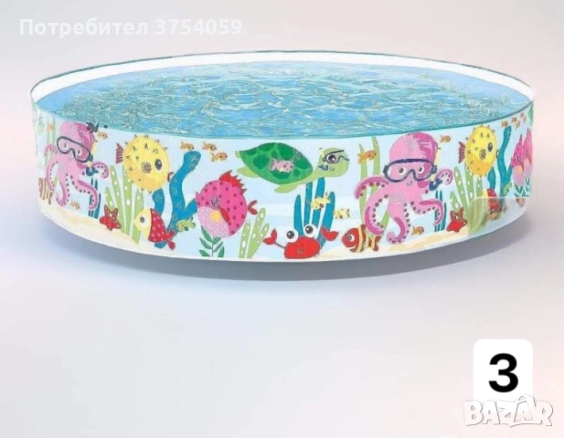PVC Басейни I n t e x 58472NP за деца с уникални дизайни -  За летните игри и забавления!, снимка 5 - Басейни и аксесоари - 55196686