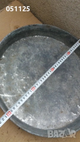 голяма възрожденска кована бакърена тава за агнета , снимка 7 - Антикварни и старинни предмети - 54067921