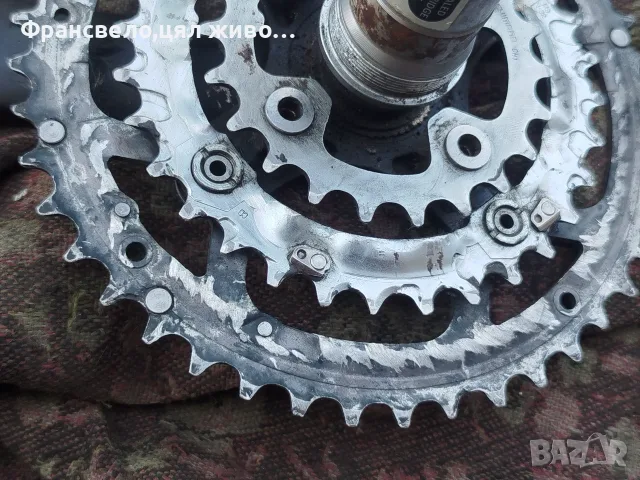 Курбел със средно движение за велосипед колело Shimano fc m 470, снимка 4 - Части за велосипеди - 50099558