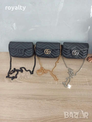 Gucci Нова Кожена Дамска Чанта Гучи Различни Цветове 