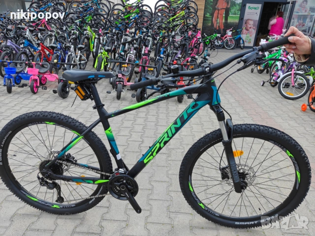 PA Велосипед 27.5" APOLON черен/син, снимка 2 - Велосипеди - 54277008