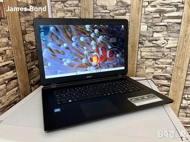 Лаптоп Acer / 17.3 / 4GB RAM / 128GB SSD , снимка 2 - Лаптопи за дома - 55602333