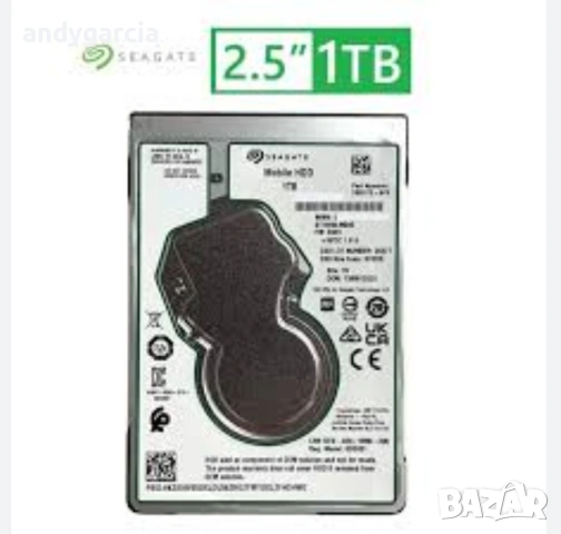  Seagate 1TB Mobile HDD SATA 6Gb/s 128MB Cache 2.5" Internal Bare Drive ST1000LM035 диск за лаптоп
