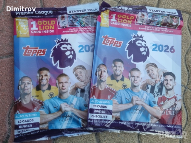 Topps Premier League 2025/2026 - стартов комплект / карти