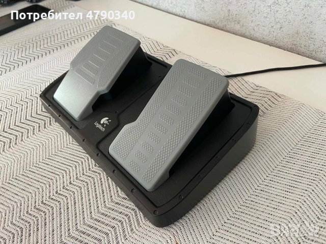 Волан С Педали Logitech Vibration PC, снимка 10 - Джойстици и геймпадове - 54988777