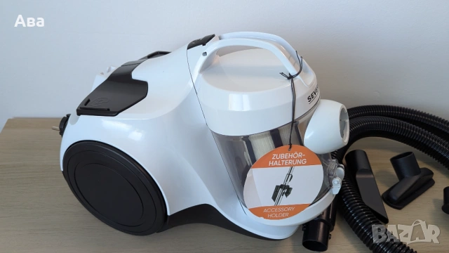 Severin CY7103 – циклонна прахосмукачка без торба, 850W, HEPA 12, почти нова, 99€