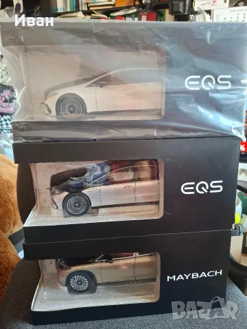Продавам колекционерски модел Mercedes EQS,Maybach 1:18