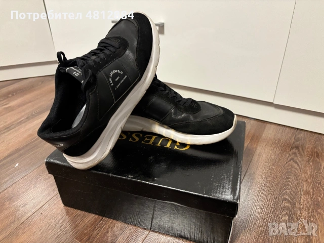 Продавам мъжки обувки Karl Lagerfeld, снимка 2 - Спортно елегантни обувки - 54368381