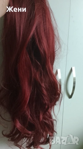 Дълга лейс фронт перука наситено борд, снимка 2 - Аксесоари за коса - 54178204