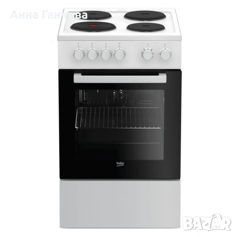 Готварска печка BEKO FSE 56000 GW, 4 зони, A клас