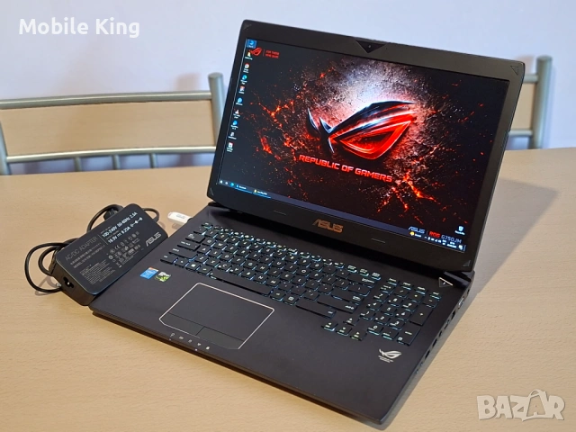 ГЕЙМЪРСКИ ЗВЯР ASUS ROG G750JM - КАТО НОВ | Intel i7 | 16GB RAM | 512GB SSD + 1TB HDD | Нова БАТЕРИЯ, снимка 2 - Лаптопи за игри - 54684263