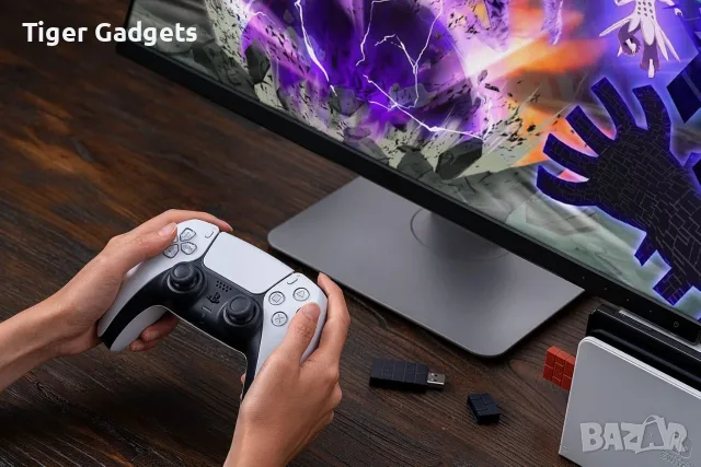 8BitDo Wireless USB Adapter 2 Bluetooth адаптер за Switch, PC, Mac, Steam Deck и Raspberry Pi, снимка 5 - Аксесоари - 55543954