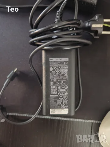 Оригинално зарядно за лаптоп Dell 65W USB-C