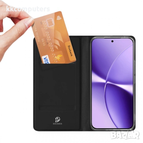 DUX DUCIS Skin Pro Кожен Калъф за Xiaomi Redmi Turbo 5 Max 5G - Слот за карта, Стойка, Скрит магнит,, снимка 3 - Калъфи, кейсове - 54378687