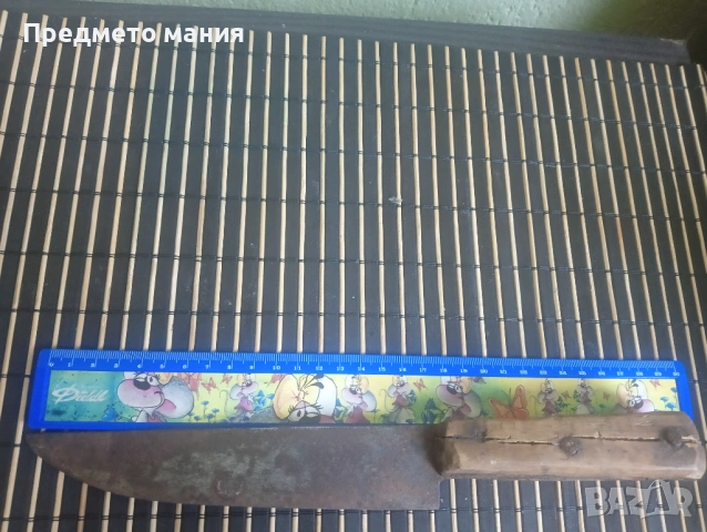 Стар автентичен кован нож, снимка 2 - Ножове - 54556090