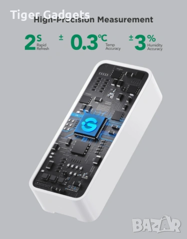 GoveeLife Smart Thermo-Hygrometer H5151 + H5100 – Wi-Fi gateway + 3 безжични сензора за температура , снимка 2 - Друга електроника - 54520763