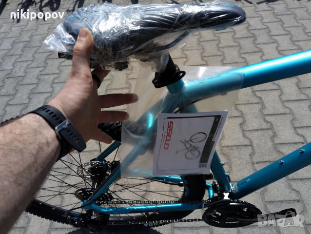 CROSS Велосипед 29" GRX 7 HDB син, снимка 4 - Велосипеди - 54864917