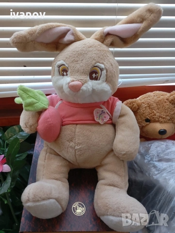 Детски заек плюшена играчка 