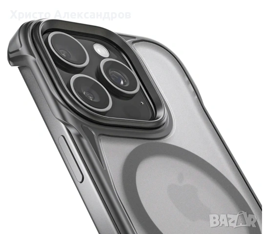 Кейс + скрийн протектор от Rebel FLEX за iPhone 16 Pro MagSafe #47, снимка 4 - Калъфи, кейсове - 54545670