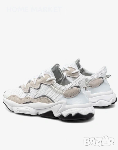 ADIDAS Originals Ozweego Shoes White/Beige Мъжките маратонки ADIDAS в бяло комбинират текстил , снимка 4 - Маратонки - 54618361