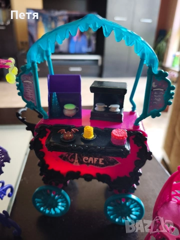 Monster high, Scaris City of Frights Cafe Cart Play set, Mattel, 2012, снимка 2 - Други - 54395926