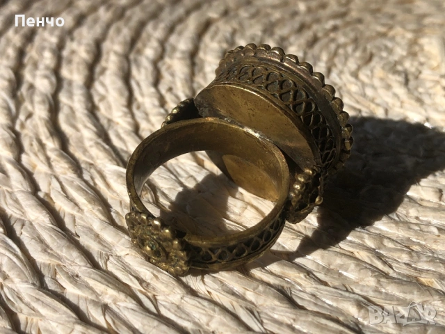 стар голям възрожденски пръстен, снимка 9 - Антикварни и старинни предмети - 49665241