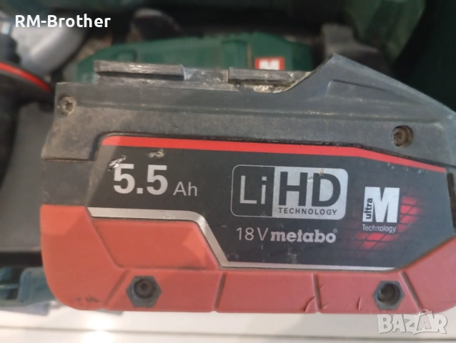 Акумулаторен винтоверт и ъглошлайф metabo, снимка 4 - Винтоверти - 55243585