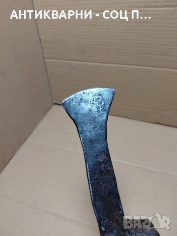 Соц Стара Ръчно Кована Голяма Киркобрадва 2.400кг. НОМЕР 1425., снимка 6 - Антикварни и старинни предмети - 54102218