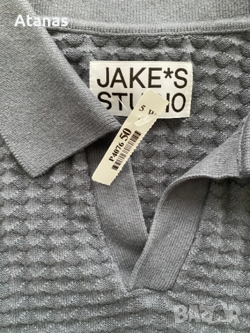 Мъжка памучна тениска от Jake*s Studio., снимка 4 - Тениски - 54642814