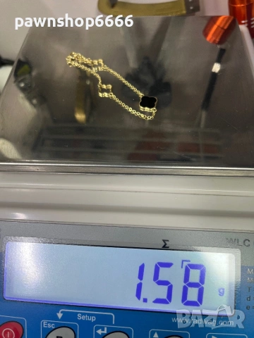 Златна гривна 14 карата 1,58 грама , снимка 5 - Гривни - 54086288