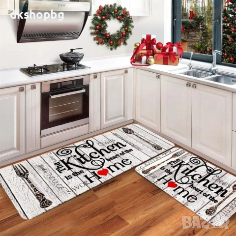 4569 Килимче за кухня с мемори пяна (45x120 см) – Ергономичен комфорт и почивка за краката, снимка 2 - Аксесоари за кухня - 54544765