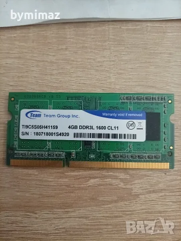4GB DDR3L 1600MHz