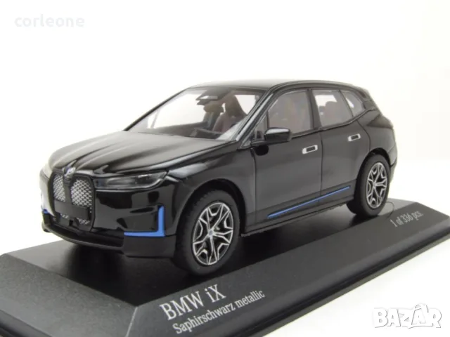 BMW IX 2023 - мащаб 1:43 на Minichamps моделът е нов в PVC дисплей-кейс
