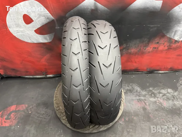 110 80 19 / 150 70 17, Мото гуми, Dunlop D614, снимка 3 - Гуми и джанти - 55446594