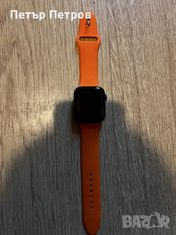 Apple Watch SE 2 44mm Black + 1 година гаранция , снимка 2 - Смарт часовници - 55480075