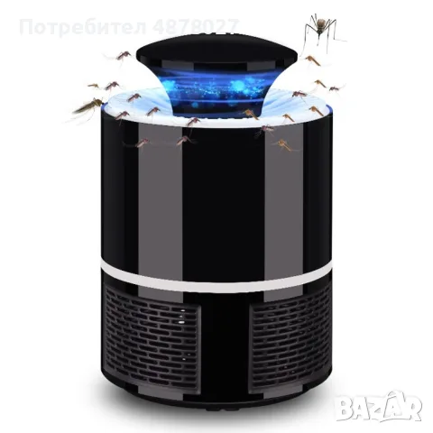LED лампа против комари с USB захранване / Цвят: Черен / 5V, снимка 5 - Други стоки за дома - 55536436