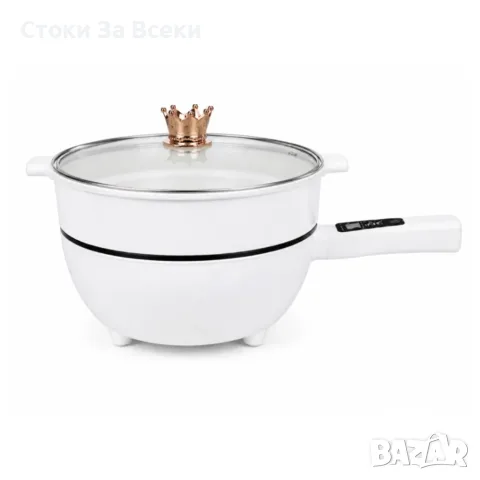 Мултифункционален електрически тиган 4L с капак, снимка 2 - Други - 55592813