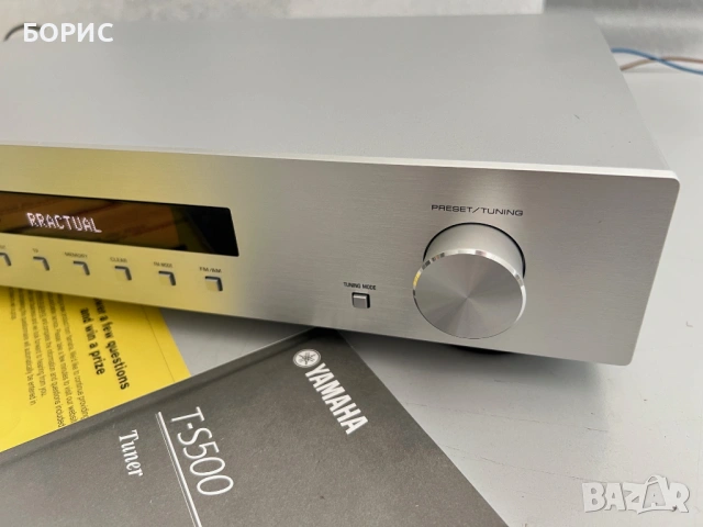 YAMAHA T-S500 NATURAL SOUND TUNER, снимка 12 - Радиокасетофони, транзистори - 54588601