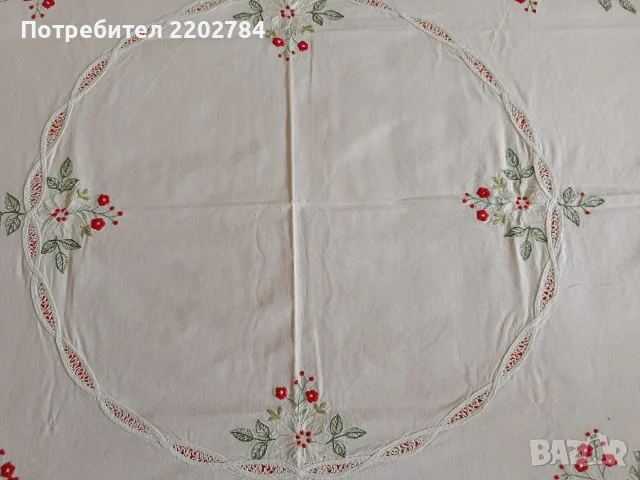 Битови, бродирани карета за маса , снимка 8 - Покривки за маси - 55671872