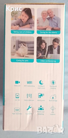 Безжична облачна HD камера за наблюдение и видео разговории iCSee, снимка 4 - Камери - 54238503