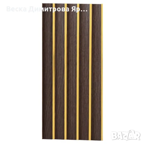 Декоративен стенен панел със златни декоративни линии – 16 см x 2.80 м, снимка 5 - Декорация за дома - 55424282