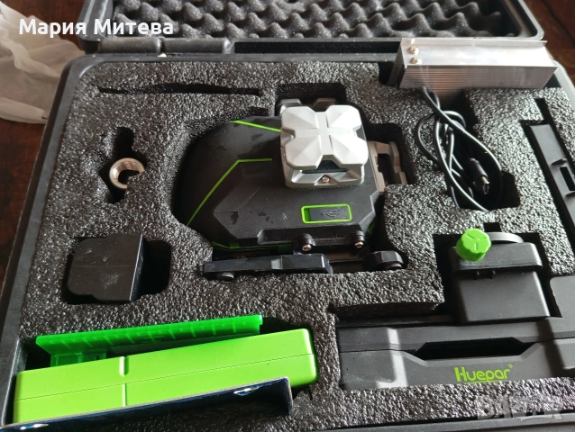 лазерен нивелир Huepar + приемник