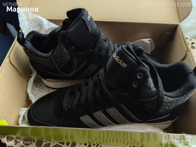 Чисто нови маратонки / боти Adidas 10XT WTR Mid (№43 1/3 / 27.5 см) - Черни с кутия, снимка 4 - Маратонки - 55414053