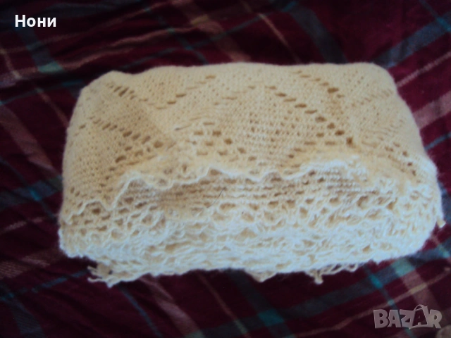 Дантели от скрина на баба. Ръчно плетени и фабрични!, снимка 7 - Антикварни и старинни предмети - 54096049